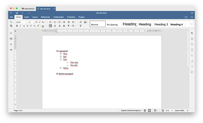 msoffice bullets on onlyoffice mac